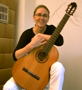 Sitzhaltung Gitarre