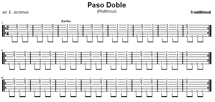 Paso rhythn